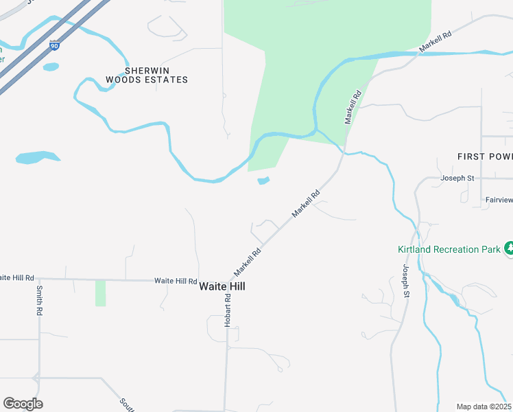 map of restaurants, bars, coffee shops, grocery stores, and more near 7265 Markell Road in Willoughby