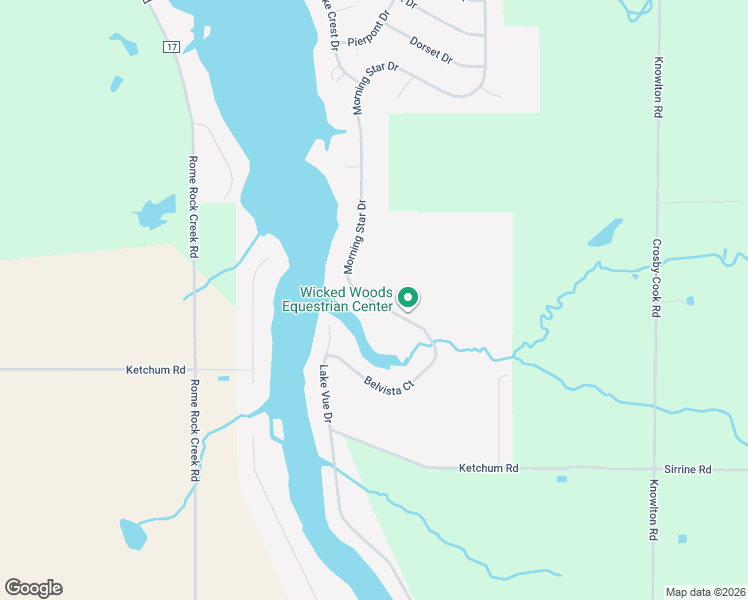 map of restaurants, bars, coffee shops, grocery stores, and more near 1495 Morning Star Drive in Roaming Shores