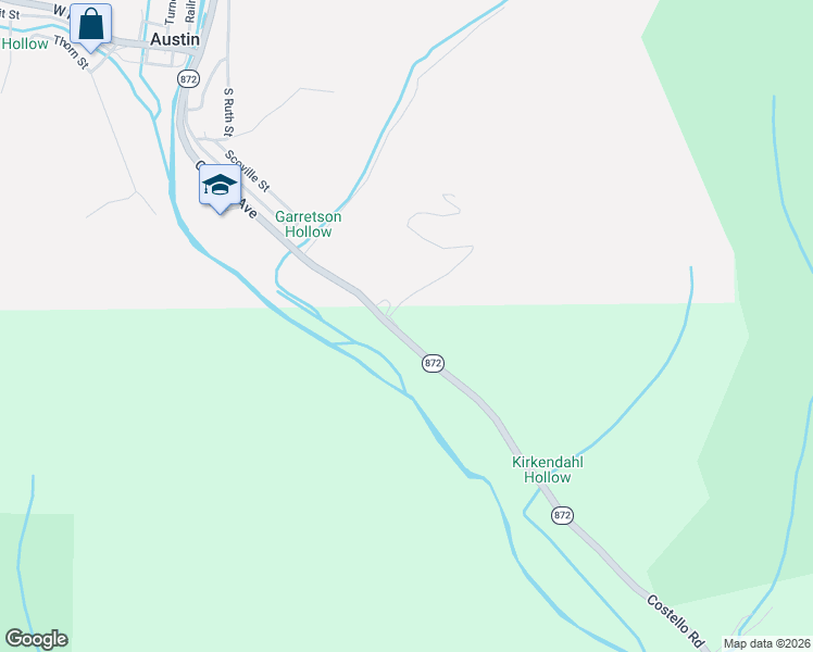 map of restaurants, bars, coffee shops, grocery stores, and more near 24 South McCoy Hollow Drive in Austin