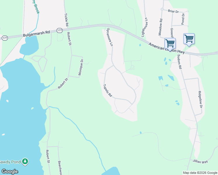 map of restaurants, bars, coffee shops, grocery stores, and more near 26 Tupelo Road in Westport
