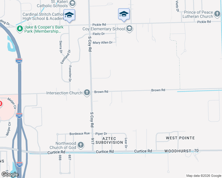 map of restaurants, bars, coffee shops, grocery stores, and more near 3458 Country Farms Drive in Oregon