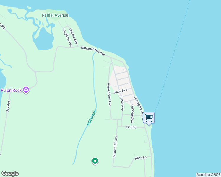 map of restaurants, bars, coffee shops, grocery stores, and more near 60 Madison Avenue in Portsmouth