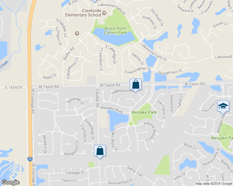 map of restaurants, bars, coffee shops, grocery stores, and more near 1847 Pebblestone Drive in Romeoville