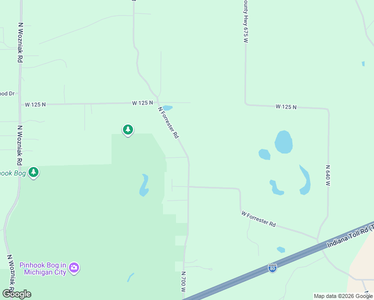 map of restaurants, bars, coffee shops, grocery stores, and more near 1021 North Forrester Road in La Porte