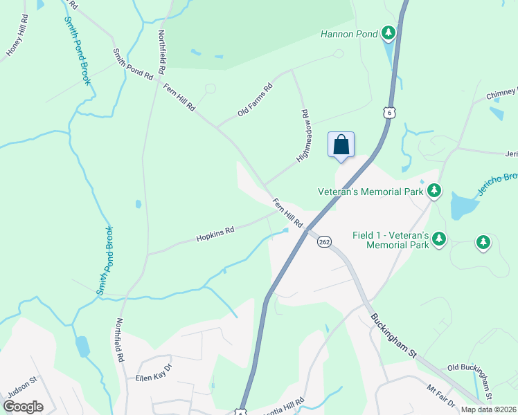 map of restaurants, bars, coffee shops, grocery stores, and more near 77 Fern Hill Rd in Watertown