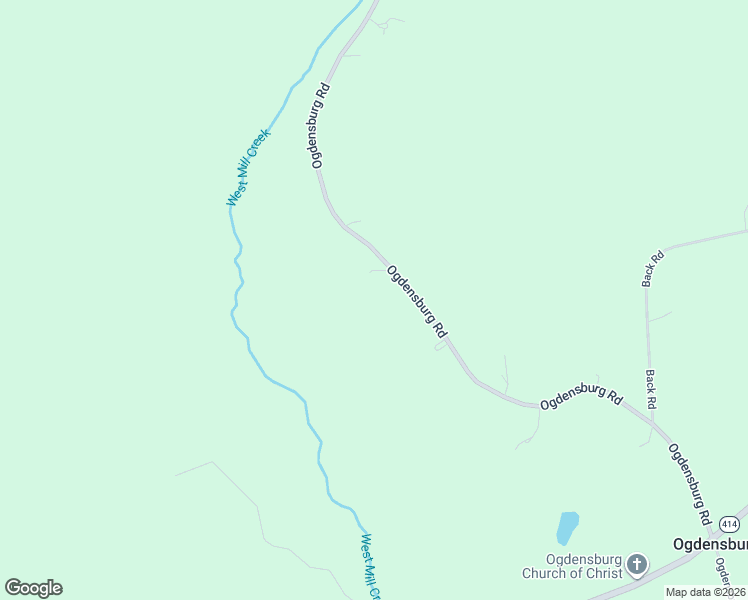 map of restaurants, bars, coffee shops, grocery stores, and more near 2478 Ogdensburg Road in Roaring Branch
