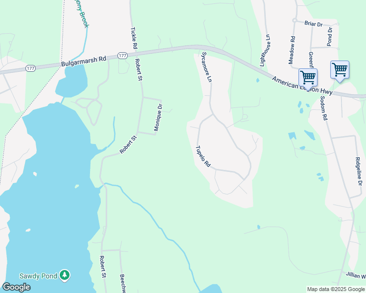 map of restaurants, bars, coffee shops, grocery stores, and more near 31 Tupelo Road in Westport