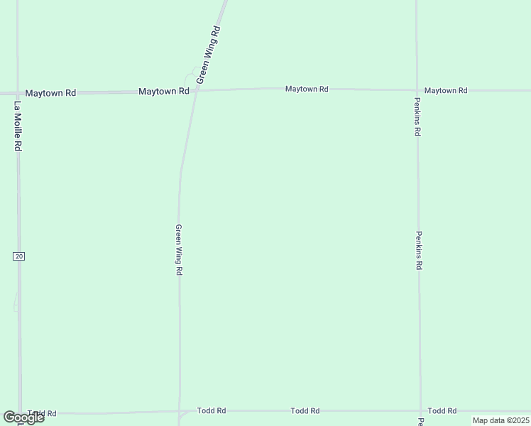 map of restaurants, bars, coffee shops, grocery stores, and more near 260 Green Wing Road in Sublette