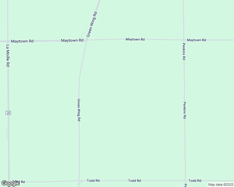 map of restaurants, bars, coffee shops, grocery stores, and more near 260 Green Wing Road in Sublette