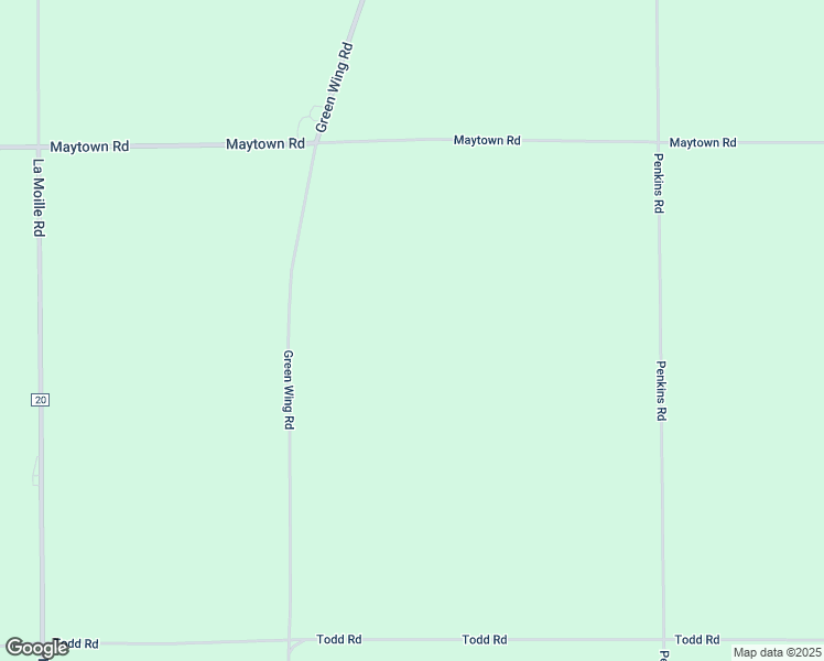 map of restaurants, bars, coffee shops, grocery stores, and more near 260 Green Wing Road in Sublette