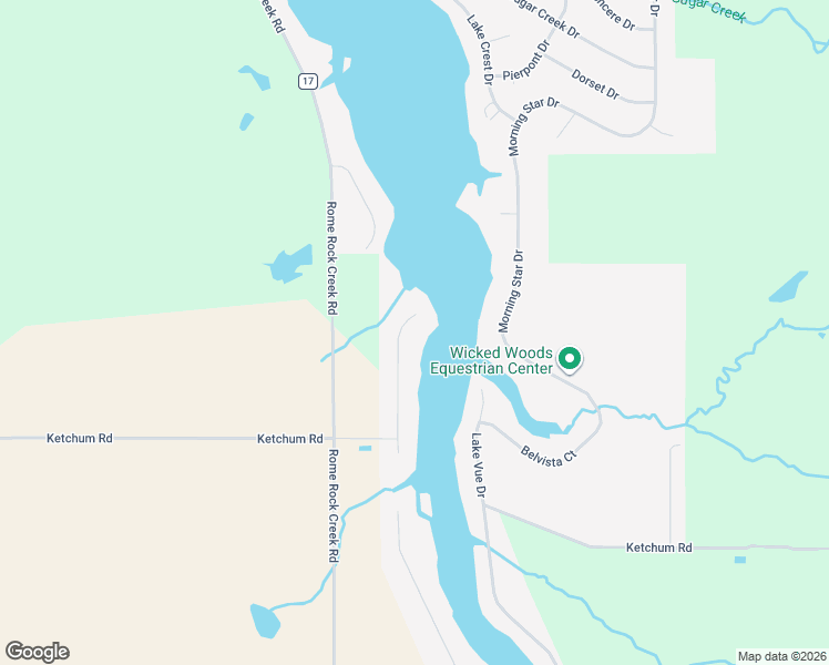 map of restaurants, bars, coffee shops, grocery stores, and more near 1047 Lode Star Drive in Roaming Shores