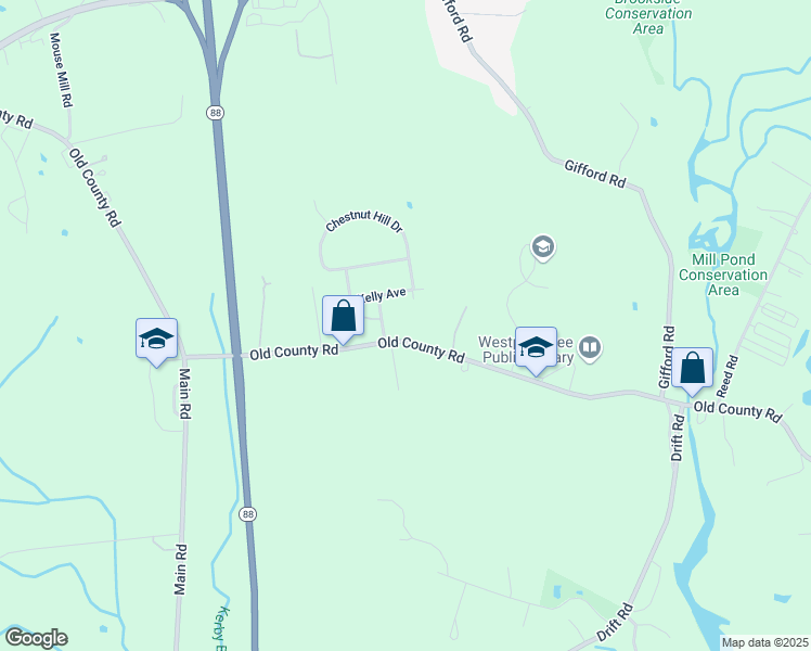 map of restaurants, bars, coffee shops, grocery stores, and more near 5 Jason Drive in Westport