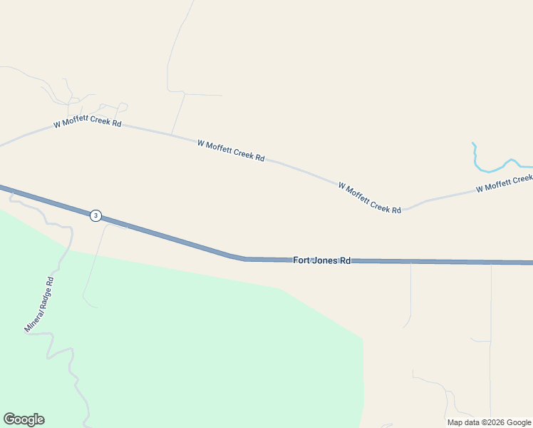 map of restaurants, bars, coffee shops, grocery stores, and more near 1038 West Moffett Creek Road in Fort Jones