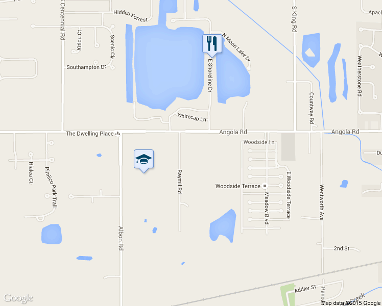 map of restaurants, bars, coffee shops, grocery stores, and more near 953 Raymil Road in Holland