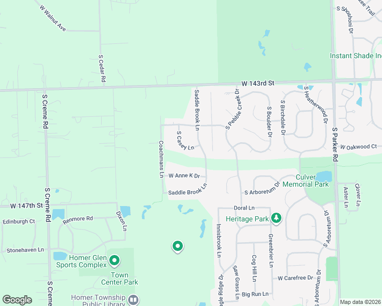 map of restaurants, bars, coffee shops, grocery stores, and more near 14110 West Anne K Drive in Lockport