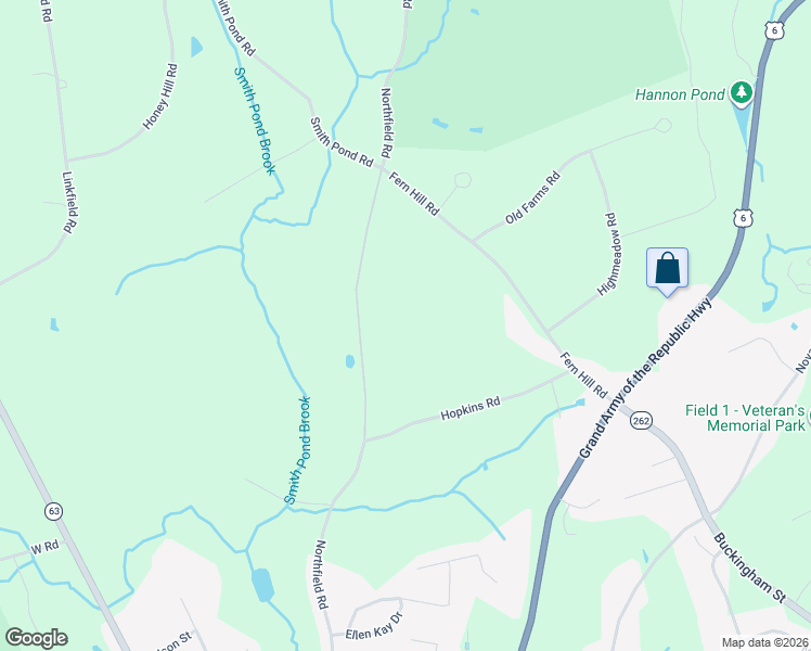 map of restaurants, bars, coffee shops, grocery stores, and more near 418 Northfield Road in Watertown