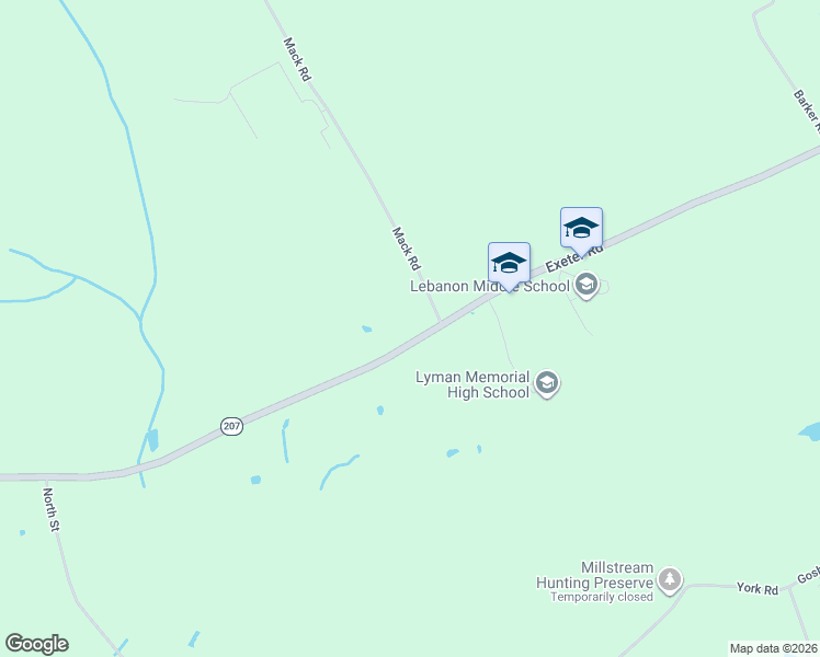 map of restaurants, bars, coffee shops, grocery stores, and more near 948 Exeter Road in Lebanon