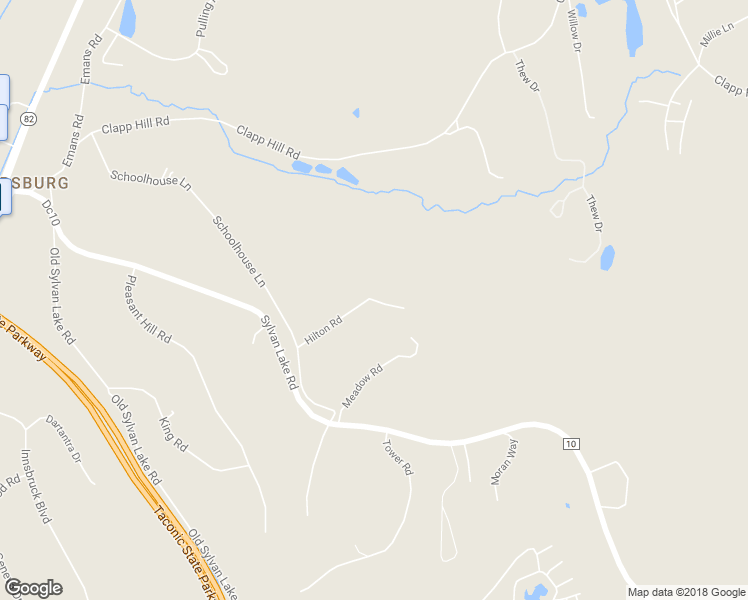 map of restaurants, bars, coffee shops, grocery stores, and more near 17 Hilton Road in Hopewell Junction