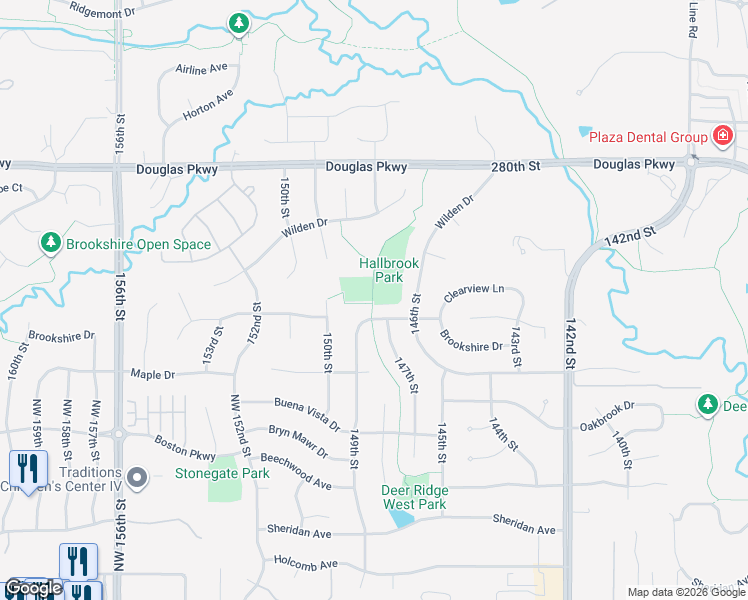 map of restaurants, bars, coffee shops, grocery stores, and more near 14703 Dellwood Drive in Urbandale