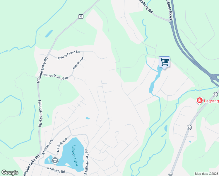 map of restaurants, bars, coffee shops, grocery stores, and more near 11 Dogwood Lane in Wappingers Falls