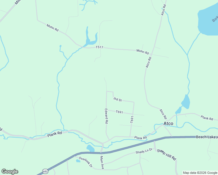 map of restaurants, bars, coffee shops, grocery stores, and more near 5 3rd Street in Wayne