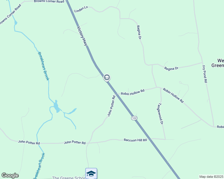 map of restaurants, bars, coffee shops, grocery stores, and more near 537 Victory Highway in West Greenwich