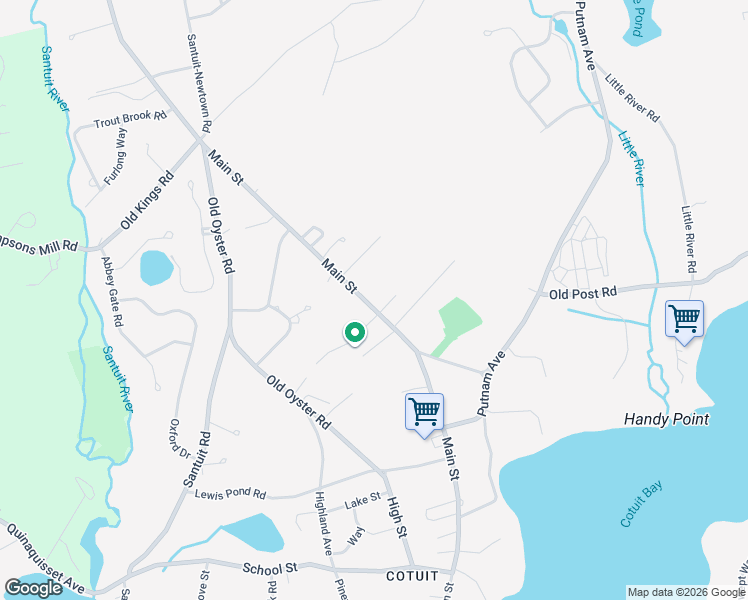 map of restaurants, bars, coffee shops, grocery stores, and more near 544 Main Street in Barnstable