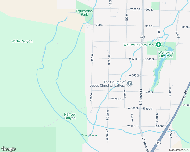 map of restaurants, bars, coffee shops, grocery stores, and more near 614 300 West in Wellsville