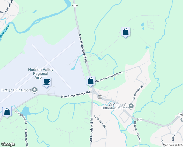 map of restaurants, bars, coffee shops, grocery stores, and more near 1606 New York 376 in Wappingers Falls