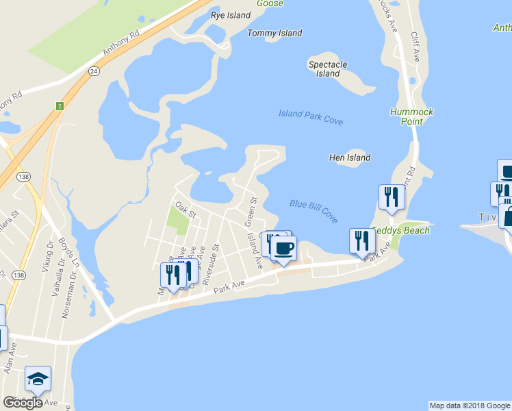 map of restaurants, bars, coffee shops, grocery stores, and more near 54 Green Street in Portsmouth