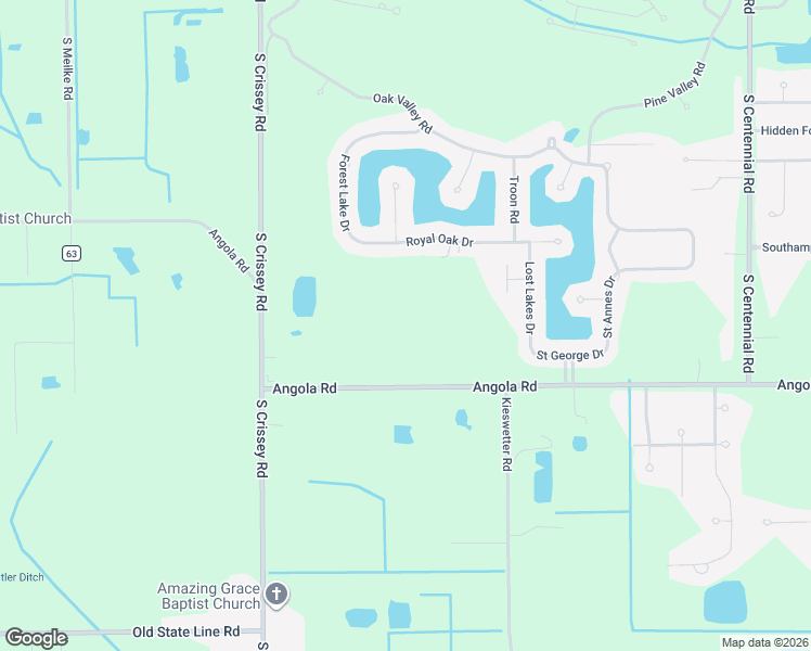map of restaurants, bars, coffee shops, grocery stores, and more near 8930 Angola Rd in Holland