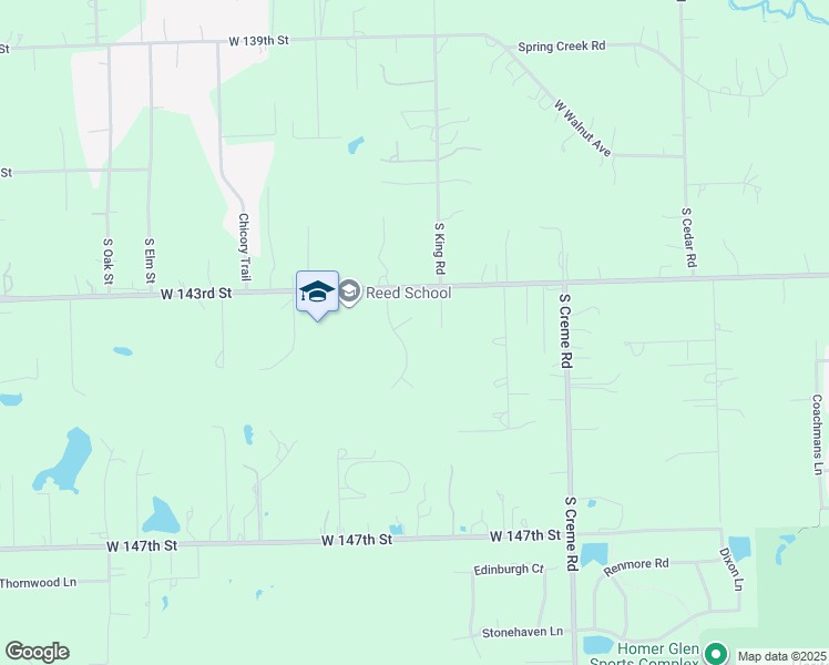 map of restaurants, bars, coffee shops, grocery stores, and more near 14404 South Twin Creek Lane in Lockport