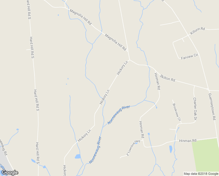 map of restaurants, bars, coffee shops, grocery stores, and more near 46 Hickory Lane in Bethlehem