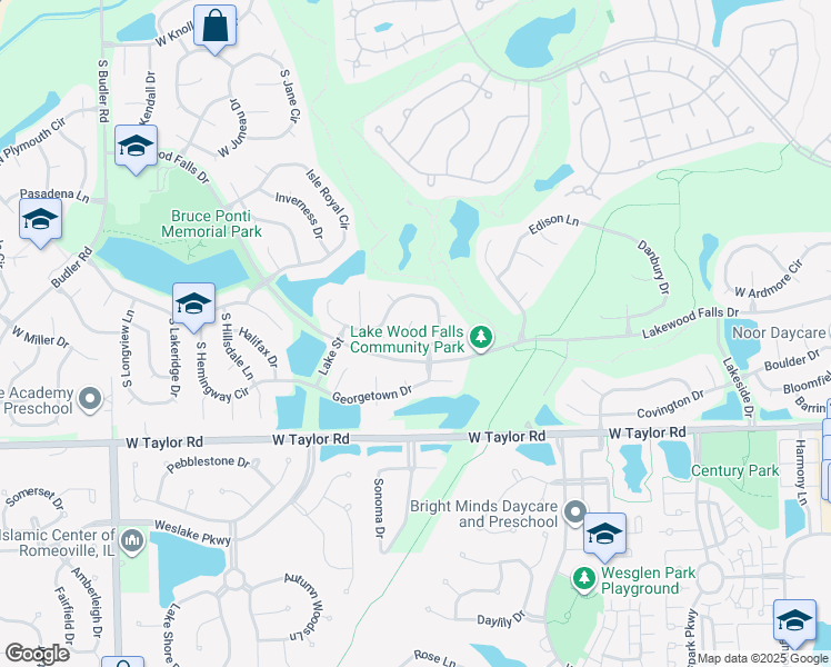 map of restaurants, bars, coffee shops, grocery stores, and more near 14136 Faulkner Court in Plainfield