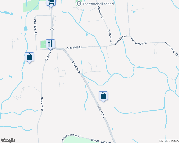 map of restaurants, bars, coffee shops, grocery stores, and more near 44 Sunset Road in Bethlehem