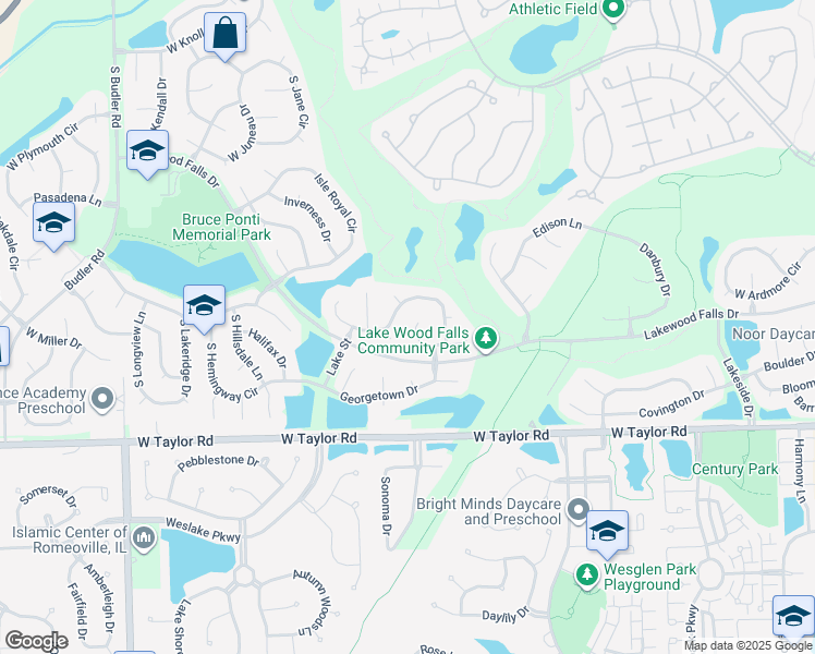 map of restaurants, bars, coffee shops, grocery stores, and more near 14136 Faulkner Court in Plainfield