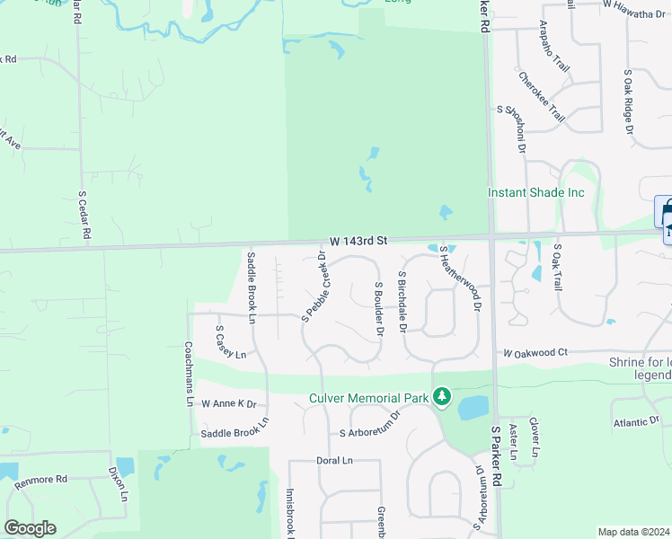 map of restaurants, bars, coffee shops, grocery stores, and more near 13909 Rockbluff Way in Homer Glen