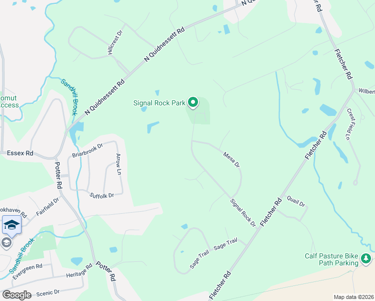 map of restaurants, bars, coffee shops, grocery stores, and more near 256 Signal Rock Road in North Kingstown