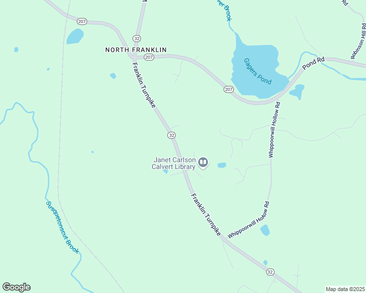 map of restaurants, bars, coffee shops, grocery stores, and more near 683 Connecticut 32 in Franklin