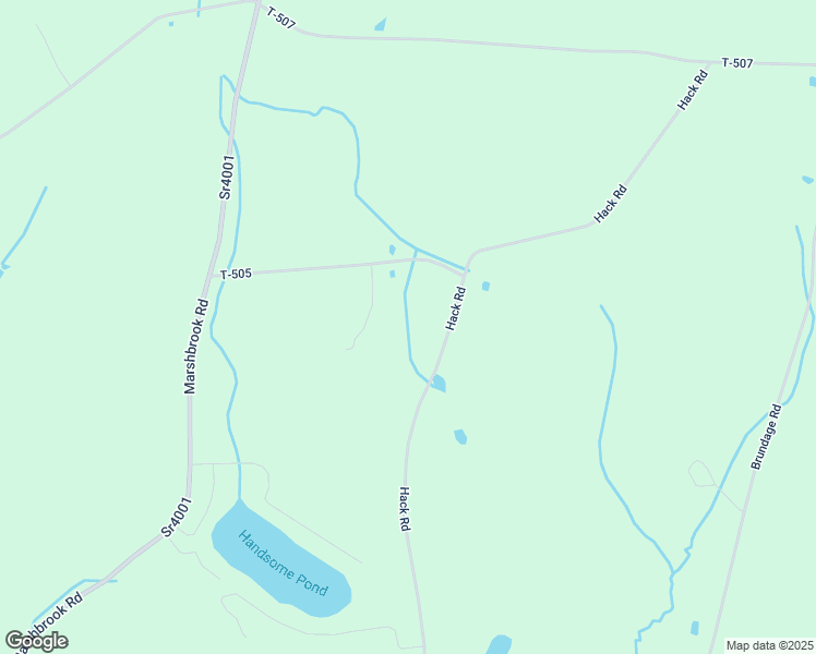 map of restaurants, bars, coffee shops, grocery stores, and more near Hack Road in Lackawanna County