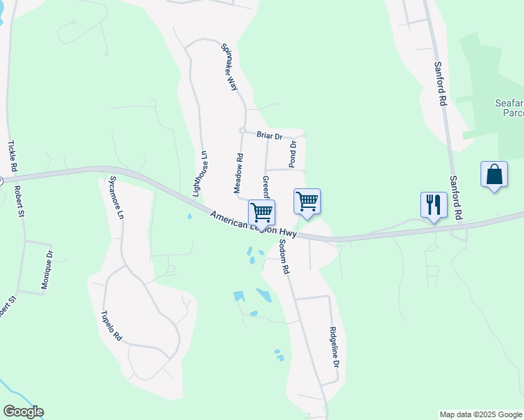 map of restaurants, bars, coffee shops, grocery stores, and more near 10 Greenfield Road in Westport