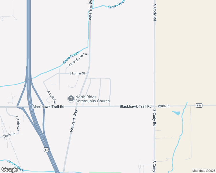 map of restaurants, bars, coffee shops, grocery stores, and more near 3208 Hunter Lane in Eldridge