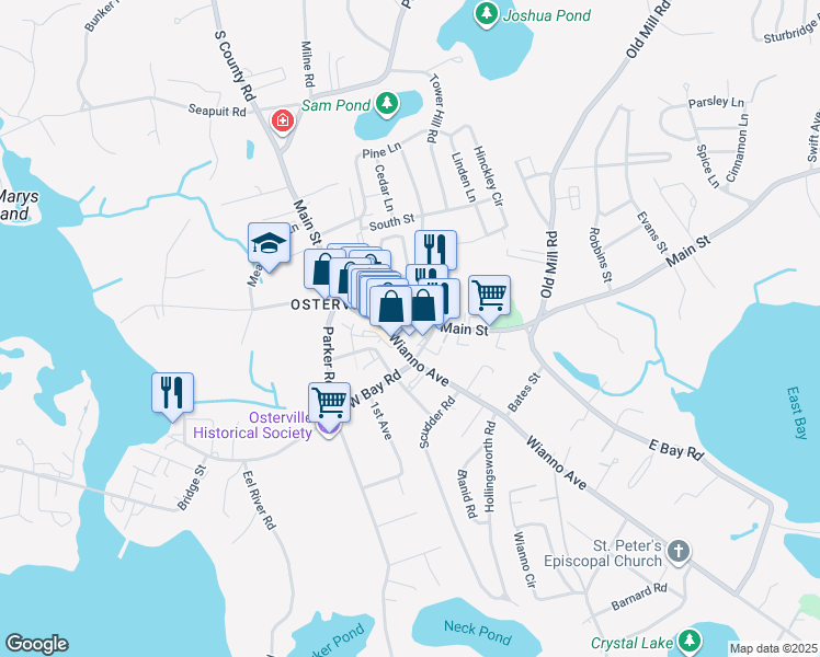Osterville Main St, Barnstable Town MA Walk Score
