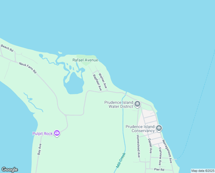 map of restaurants, bars, coffee shops, grocery stores, and more near 13 Warner Avenue in Portsmouth