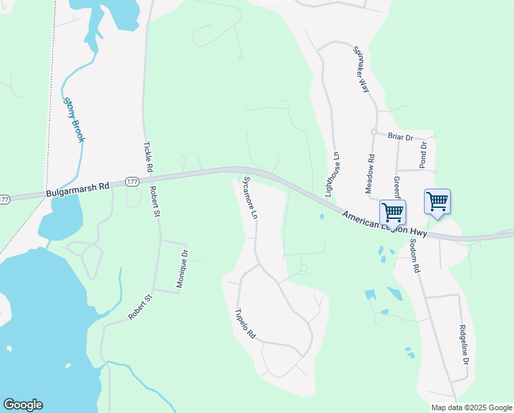 map of restaurants, bars, coffee shops, grocery stores, and more near 11 Sycamore Lane in Westport
