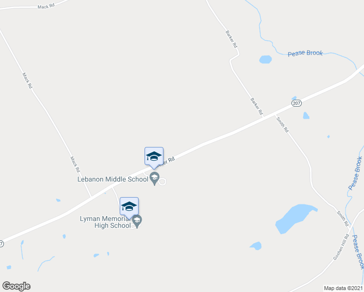 map of restaurants, bars, coffee shops, grocery stores, and more near 844 Exeter Road in Lebanon