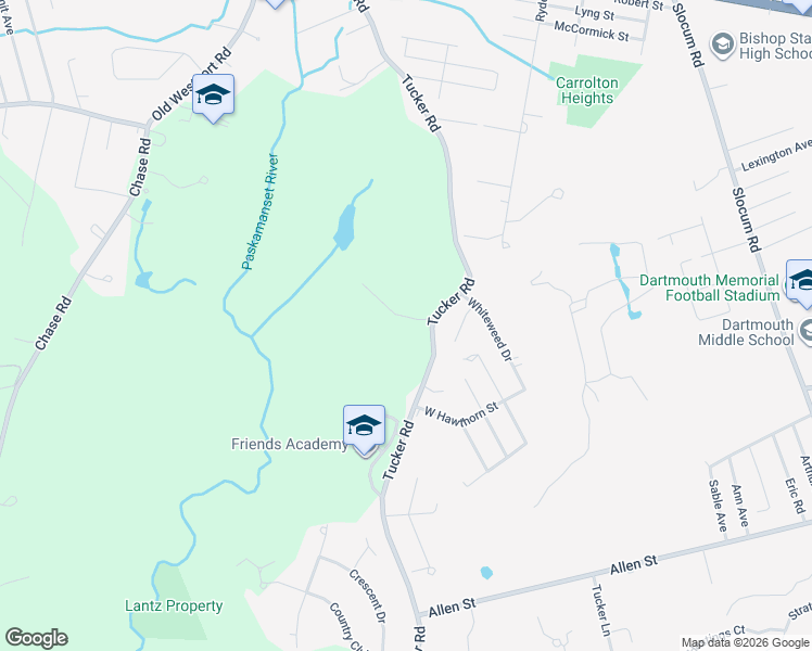 map of restaurants, bars, coffee shops, grocery stores, and more near 1178 Tucker Road in Dartmouth
