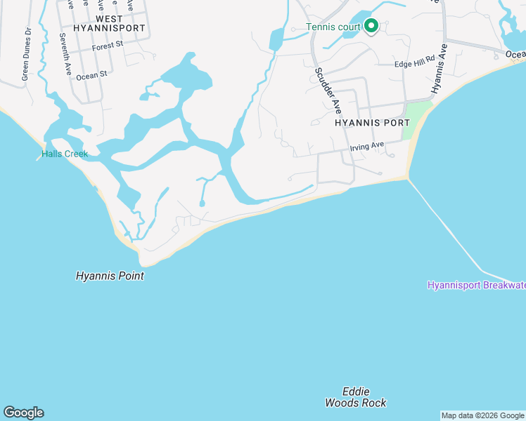 map of restaurants, bars, coffee shops, grocery stores, and more near 11-25 Squaw Island Rd in Barnstable