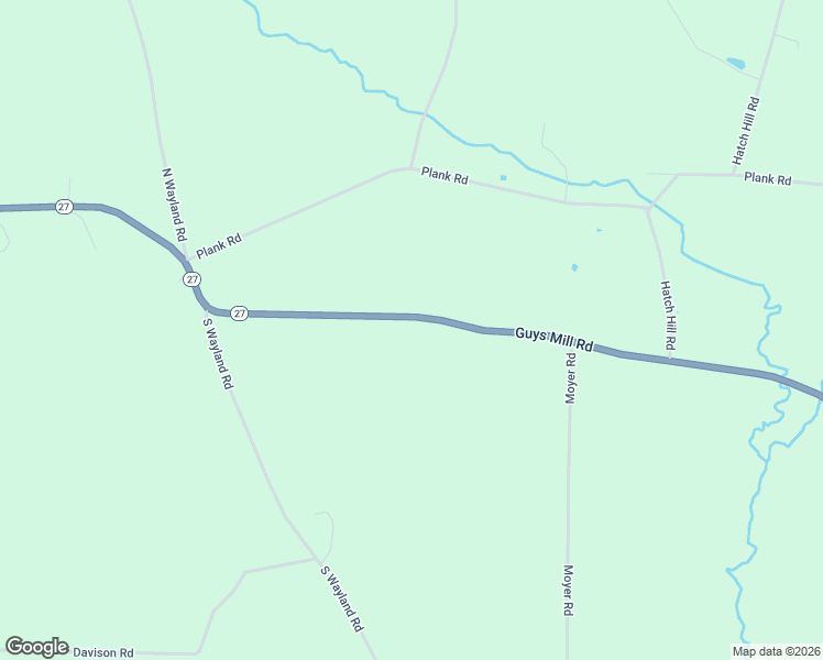 map of restaurants, bars, coffee shops, grocery stores, and more near 24003 State Route 27 in Meadville