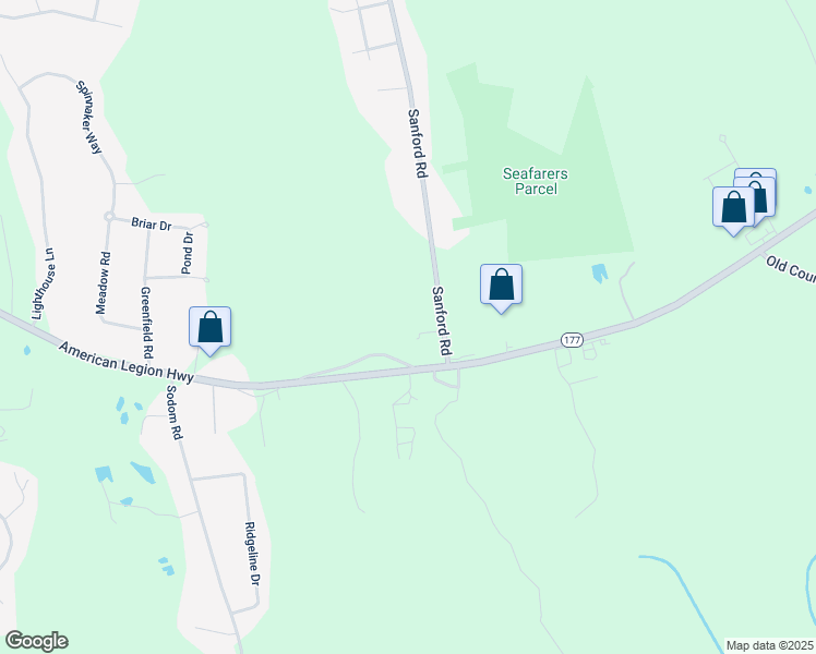 map of restaurants, bars, coffee shops, grocery stores, and more near 8 Wendy's Way in Westport